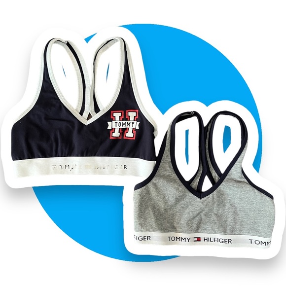 Bundle of 2 Tommy Hilfiger Cotton Lounge Bra - Picture 2 of 10